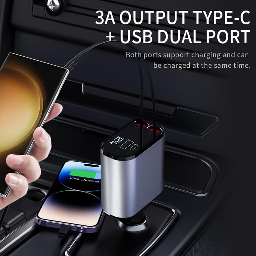Poweroxy™️Retractable Car Charger
